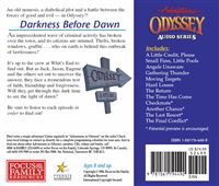 Darkness Before Dawn Back Cover